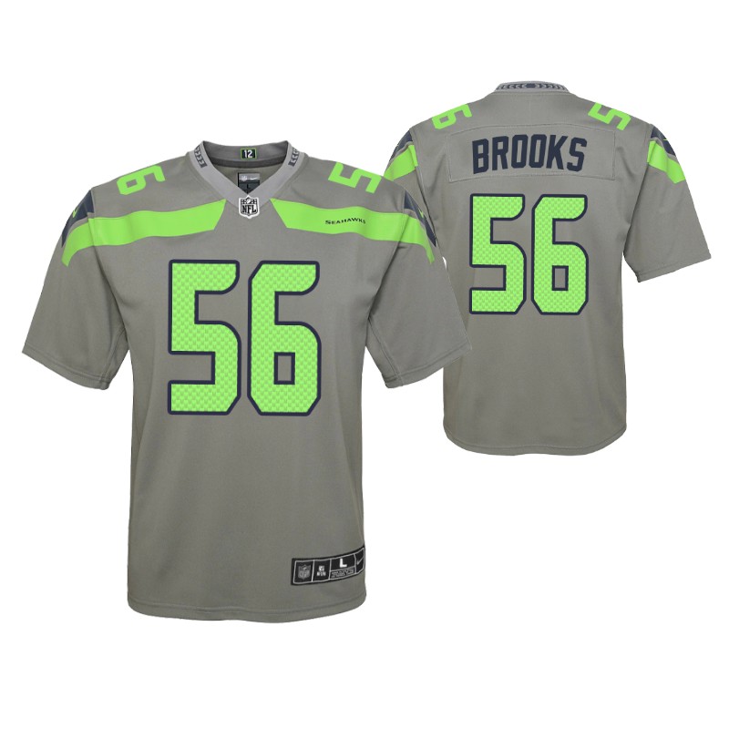 seahawks jordyn brooks inverted game youth jersey gray stitched