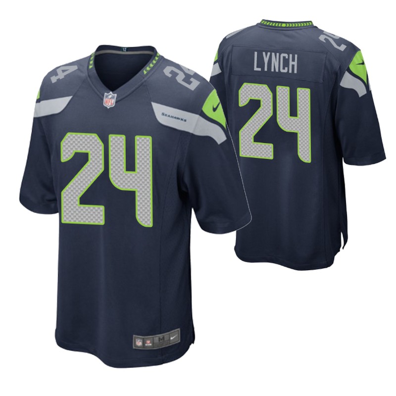 seahawks marshawn lynch retired player game jersey college navy stitched