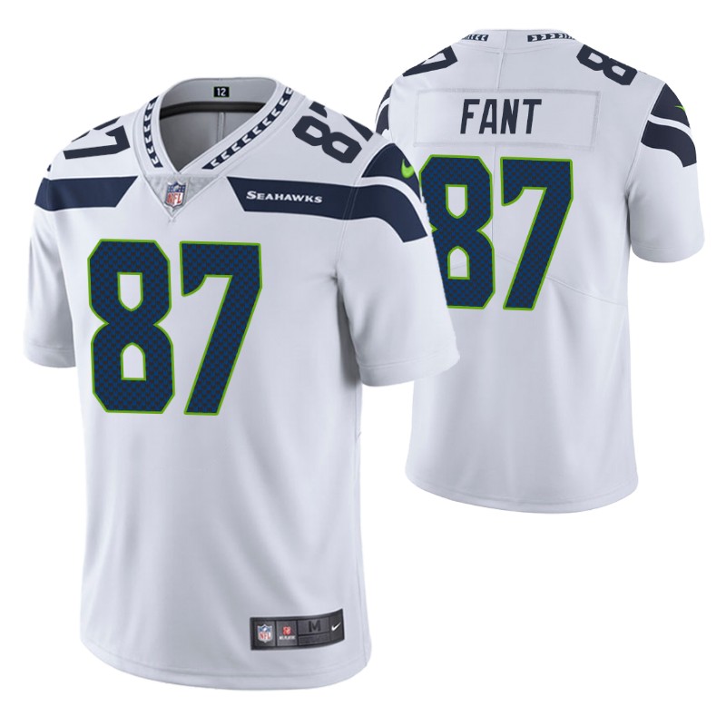 seahawks noah fant vapor limited white jersey men stitched