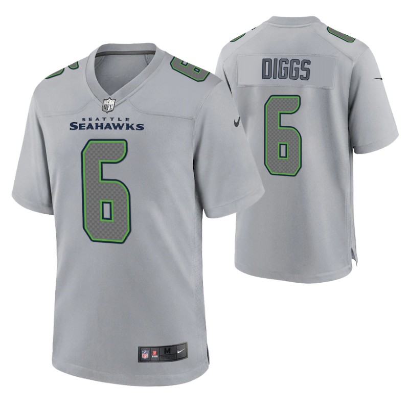 seahawks quandre diggs atmosphere game jersey gray stitched