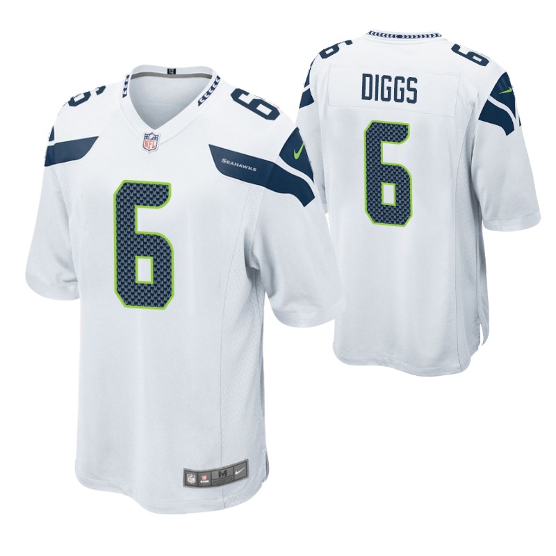 seahawks quandre diggs game jersey white stitched
