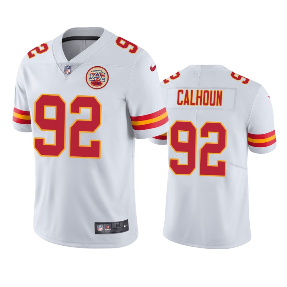 shilique calhoun chiefs white vapor jersey