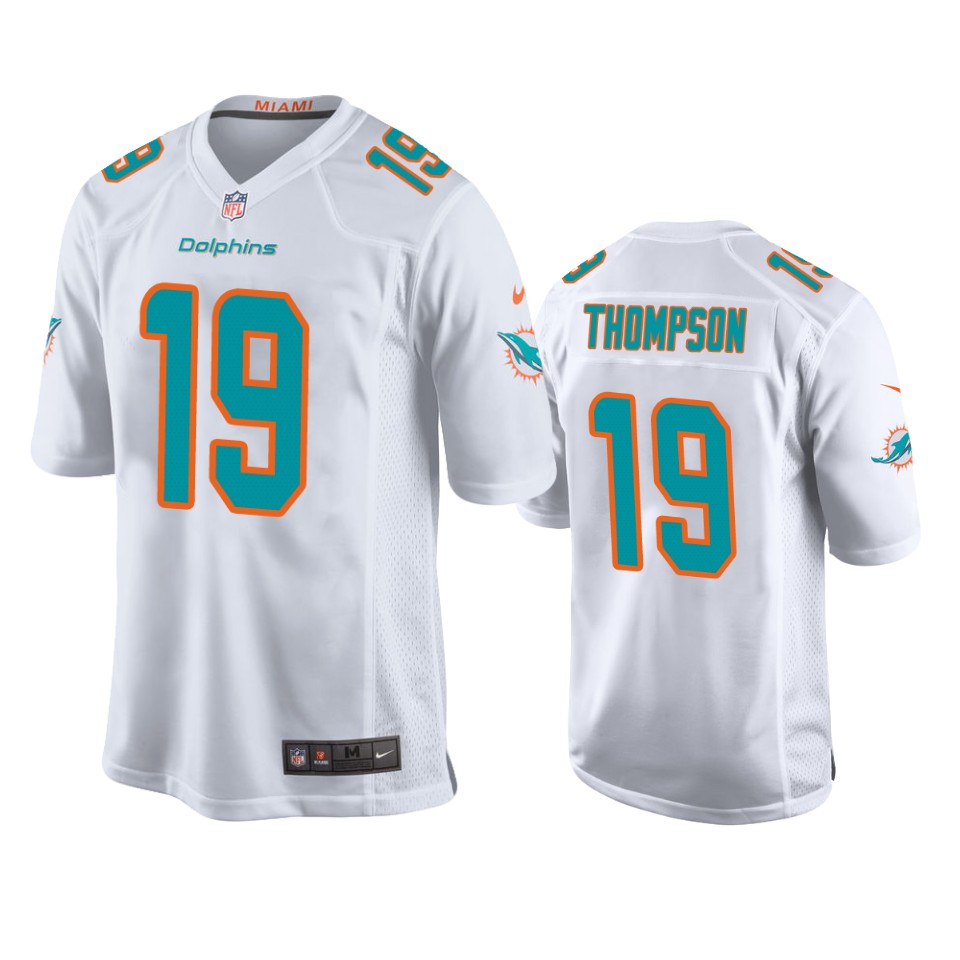 skylar thompson dolphins game white jersey