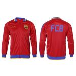 soccer coat Barcelona red