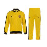 soccer coat Barcelona yellow suit
