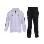 soccer coat Real Madrid white suit