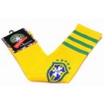 soccer sock Brazil yellow