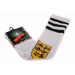 soccer sock England white