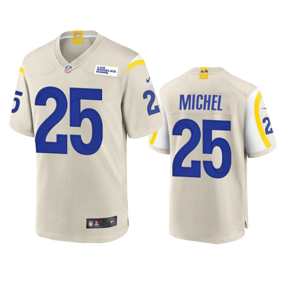 sony michel rams bone game jersey 0a