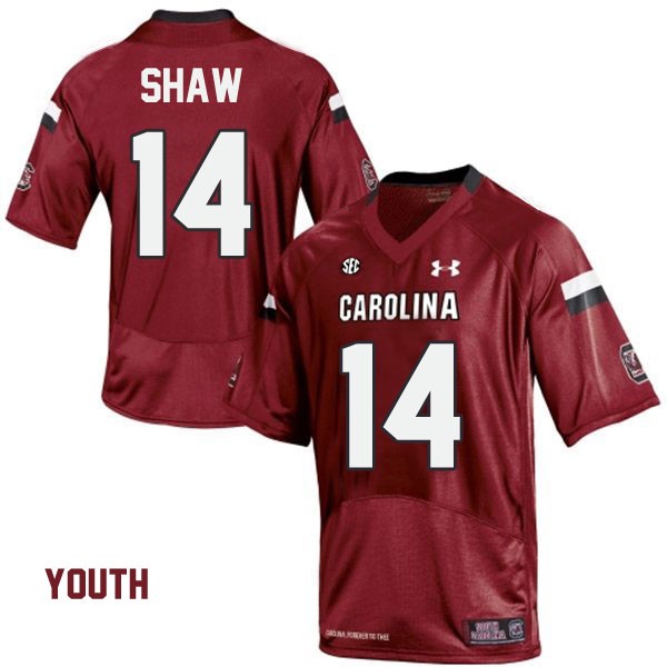 south carolina gamecocks 14 connor shaw red football youth jersey