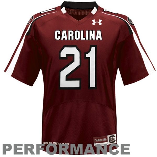 south carolina gamecocks 21 marcus lattimore red football jersey