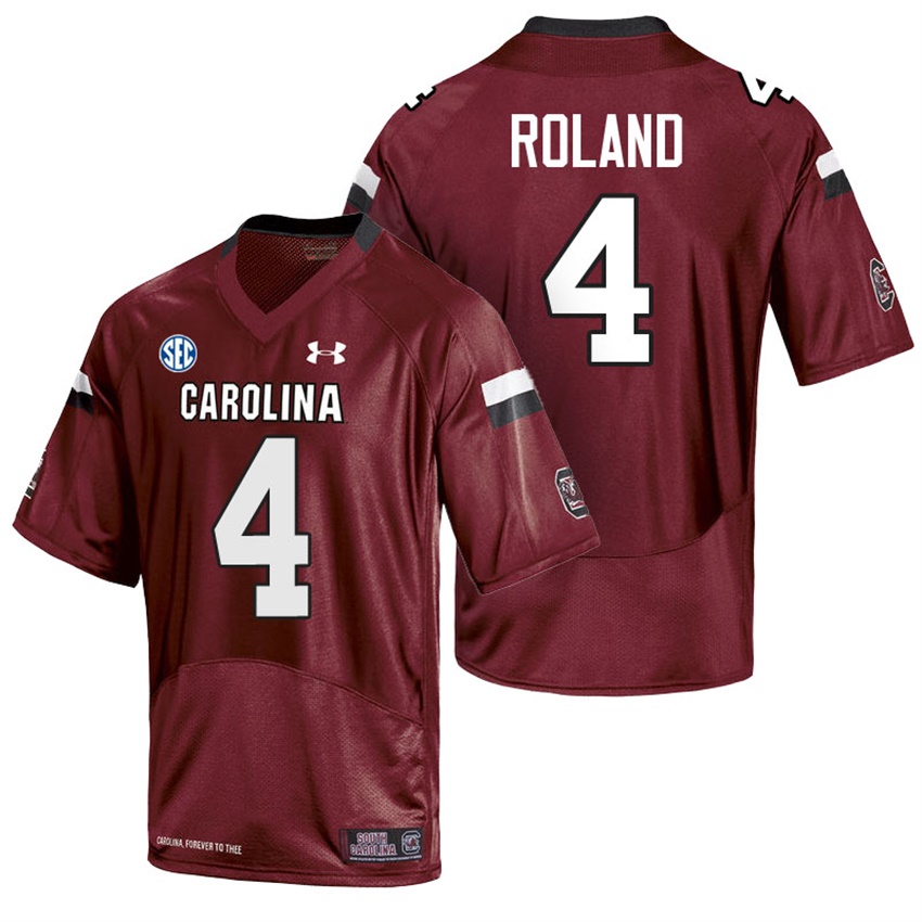 south carolina gamecocks 4 shaq roland red jerseys