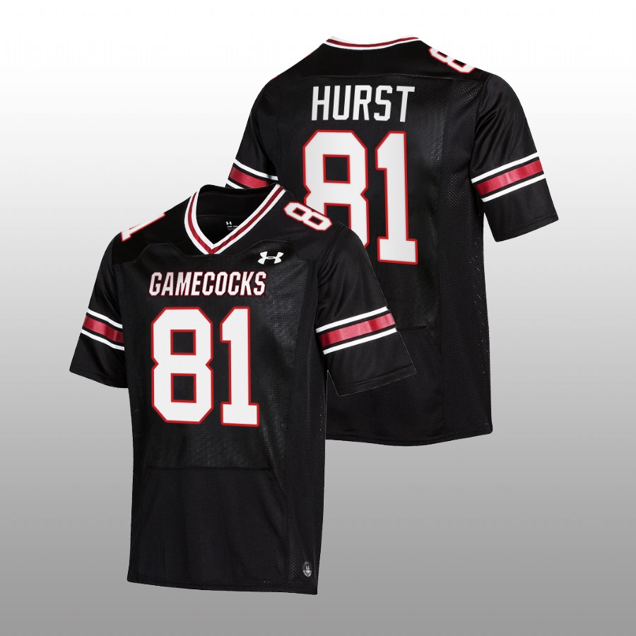 south carolina gamecocks hayden hurst black alumni football nil replica jersey