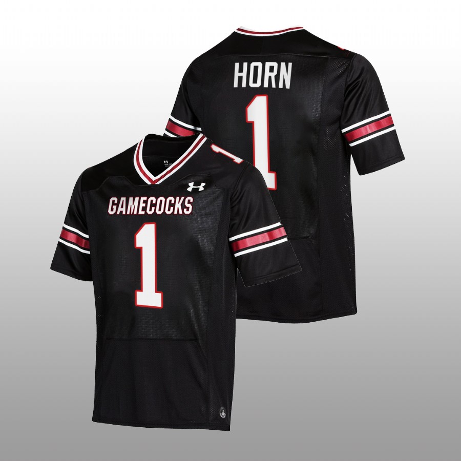 south carolina gamecocks jaycee horn black alumni football nil replica jersey