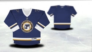 st.louis blues youth blue third jersey (blank or customized)
