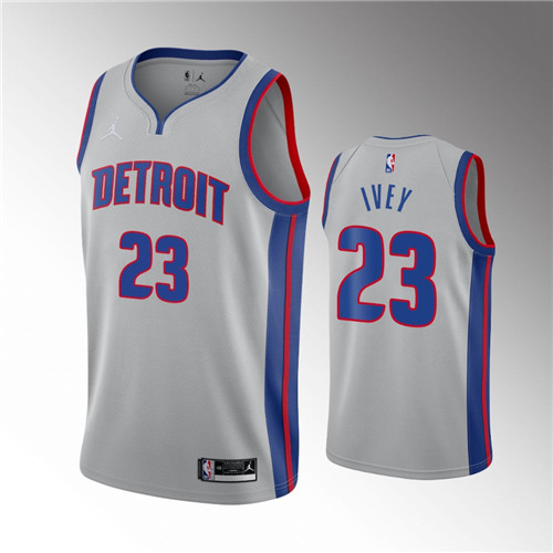 Detroit Pistons Jaden Ivey Gray stitched Jersey #23