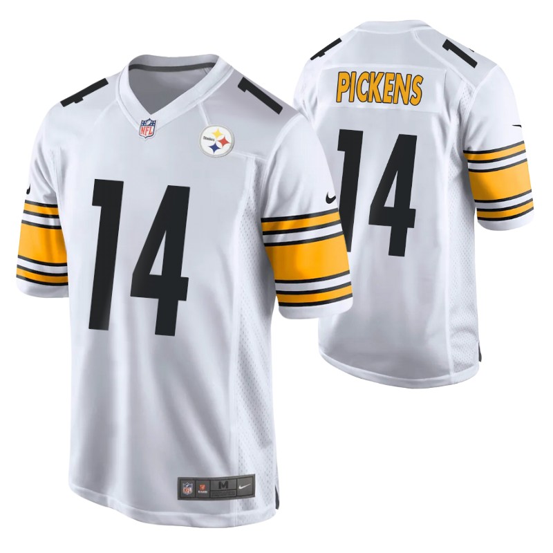 steelers-2022-nfl-draft-george-pickens-game-jersey-white-men