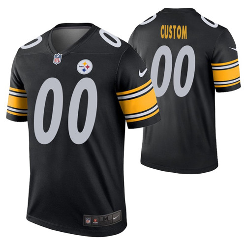 steelers-custom-jersey-black-legend-men's