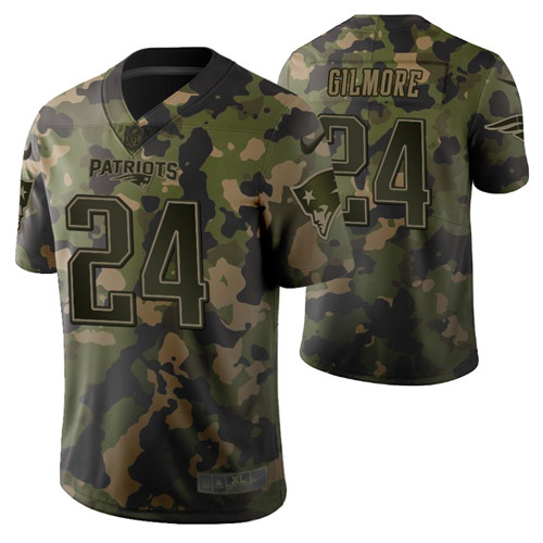stephon-gilmore-memorial-day-camouflage-men's-green-jersey