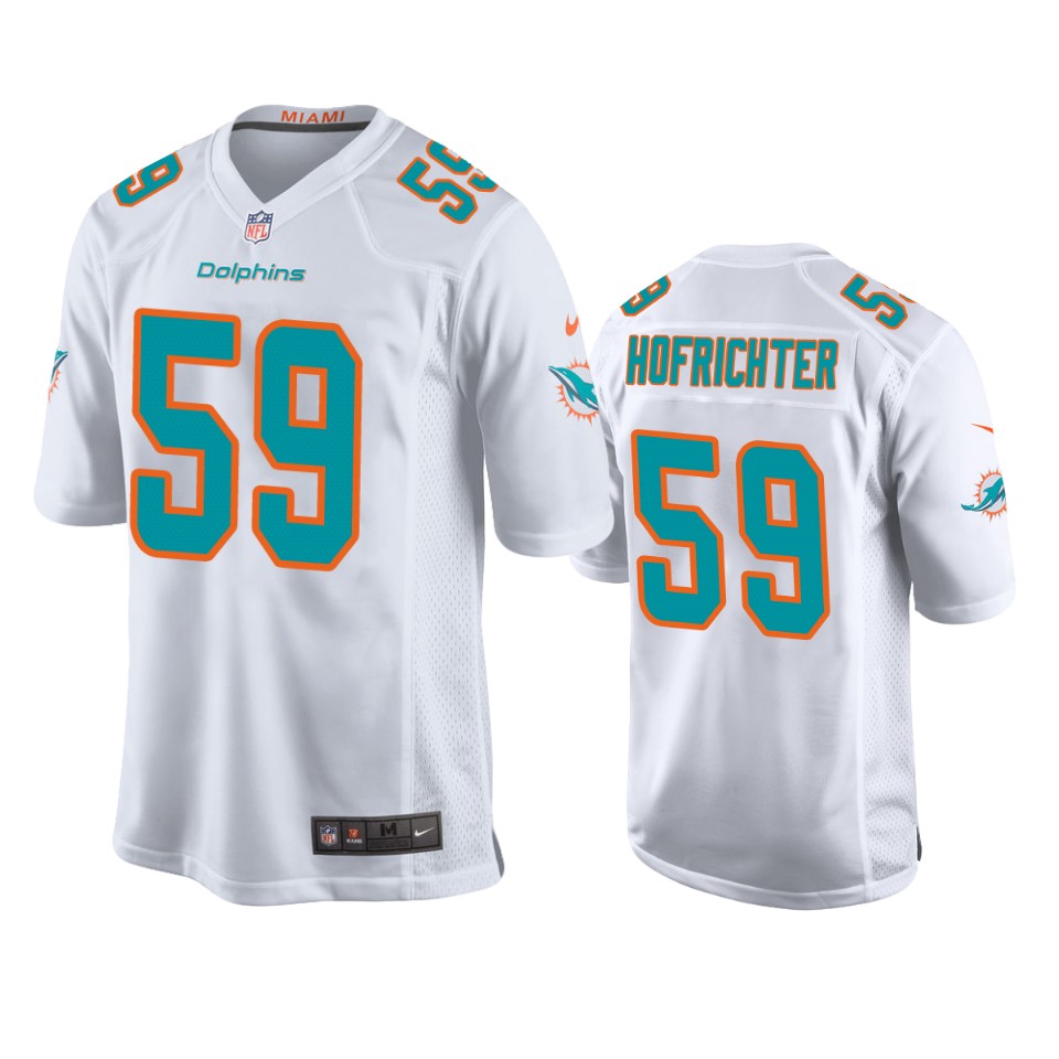 sterling hofrichter dolphins white game jersey