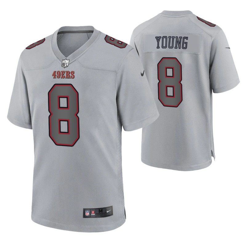 steve young retired player atmosphere game gray jersey
