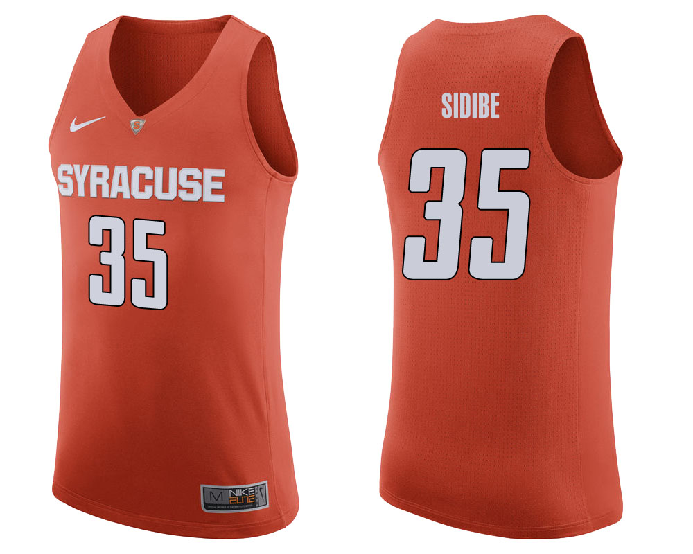 syracuse orange bourama sidibe orange college basketball jersey