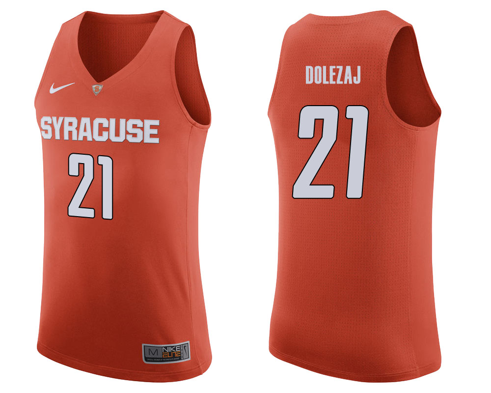 syracuse orange marek dolezaj orange college basketball jersey
