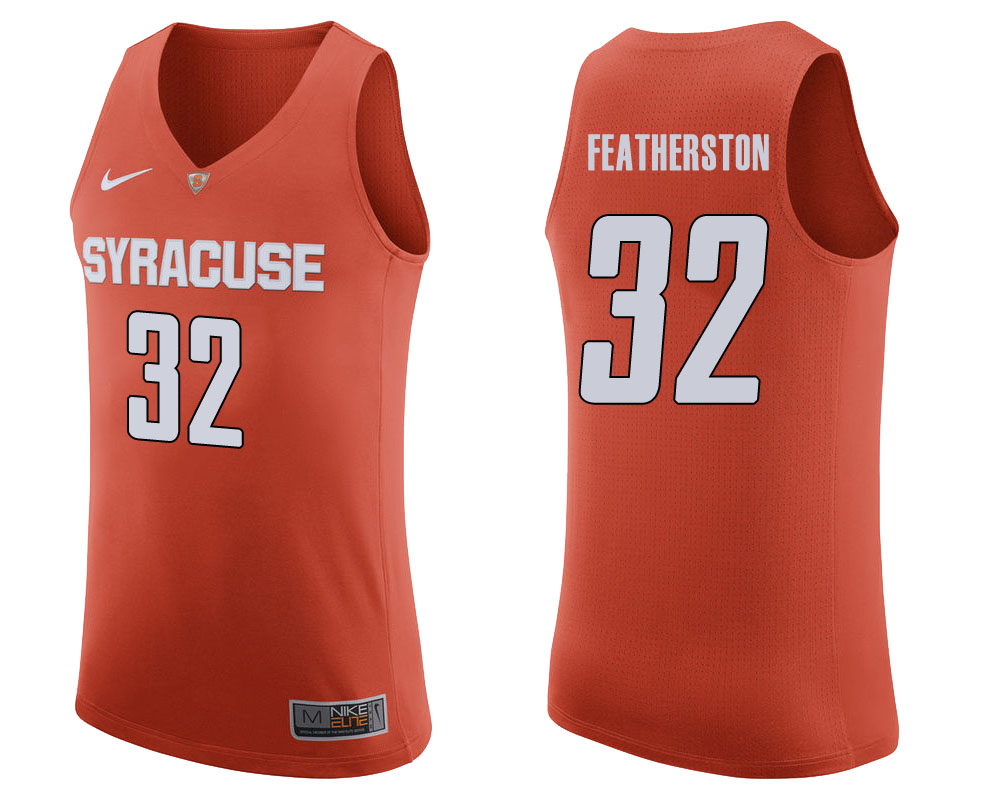 syracuse orange ray featherston orange college basketball jersey