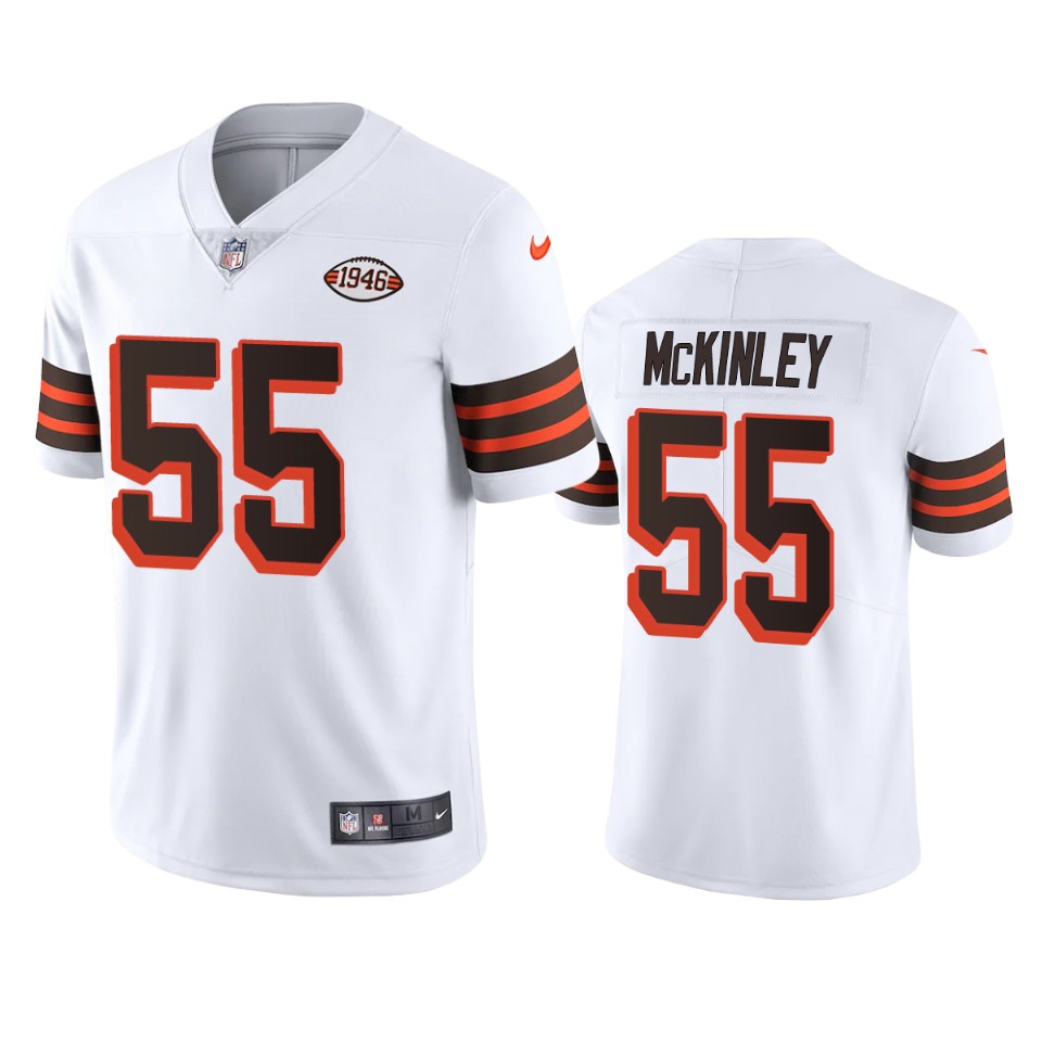 takkarist mckinley browns white 1946 collection alternate vapor limited jersey