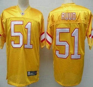 tampa bay buccaneers 51 barrett ruud yellow jersey