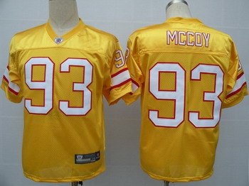 tampa bay buccaneers 93 gerald mccoy yellow jerseys