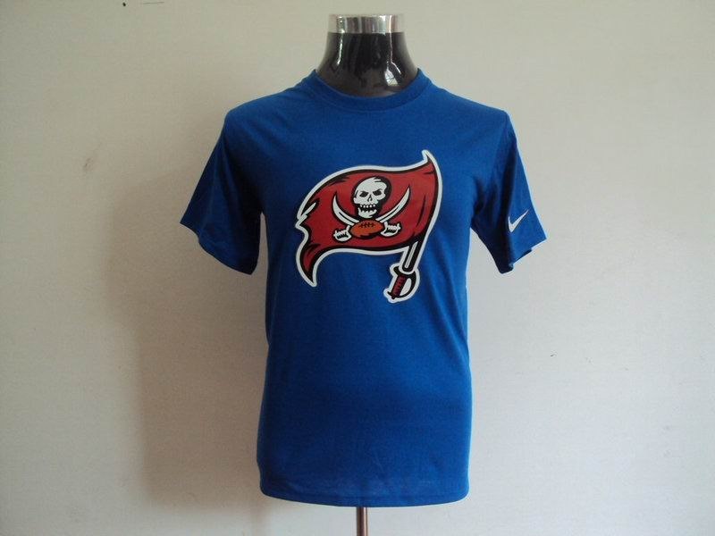 tampa bay buccaneers sideline legend authentic logo dri-fit t-shirt blue