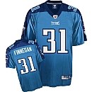 tennessee titans #31 cortland finnegan team color jersey