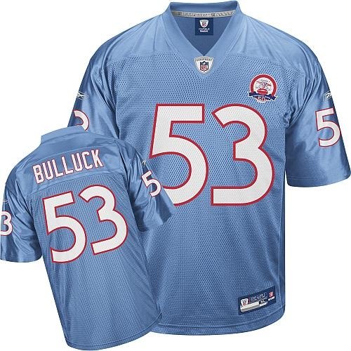 tennessee titans 53 keith bullock afl 50th anniversary jersey