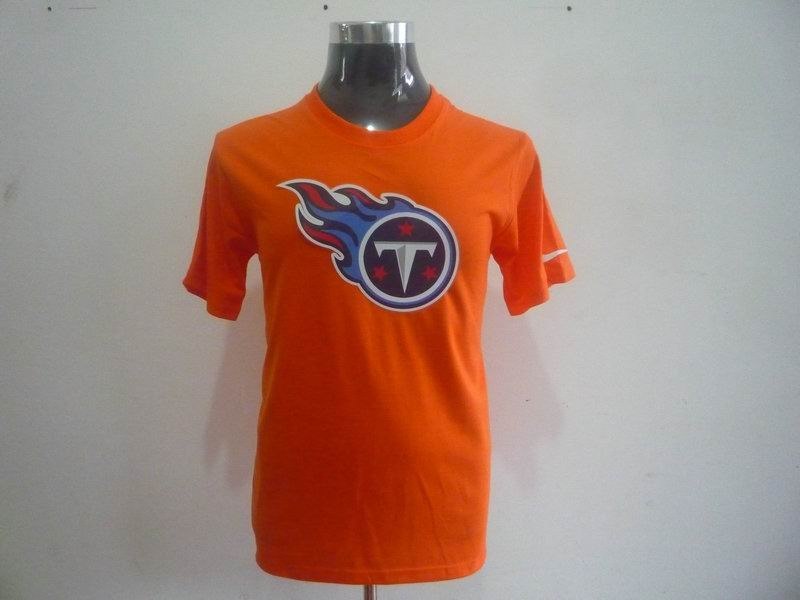 tennessee titans sideline legend authentic logo dri-fit t-shirt orange