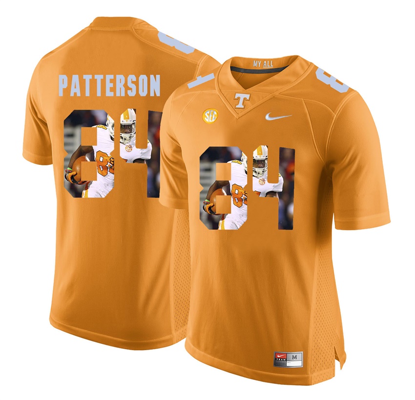 tennessee volunteers orange cordarrelle patterson player fashion jersey