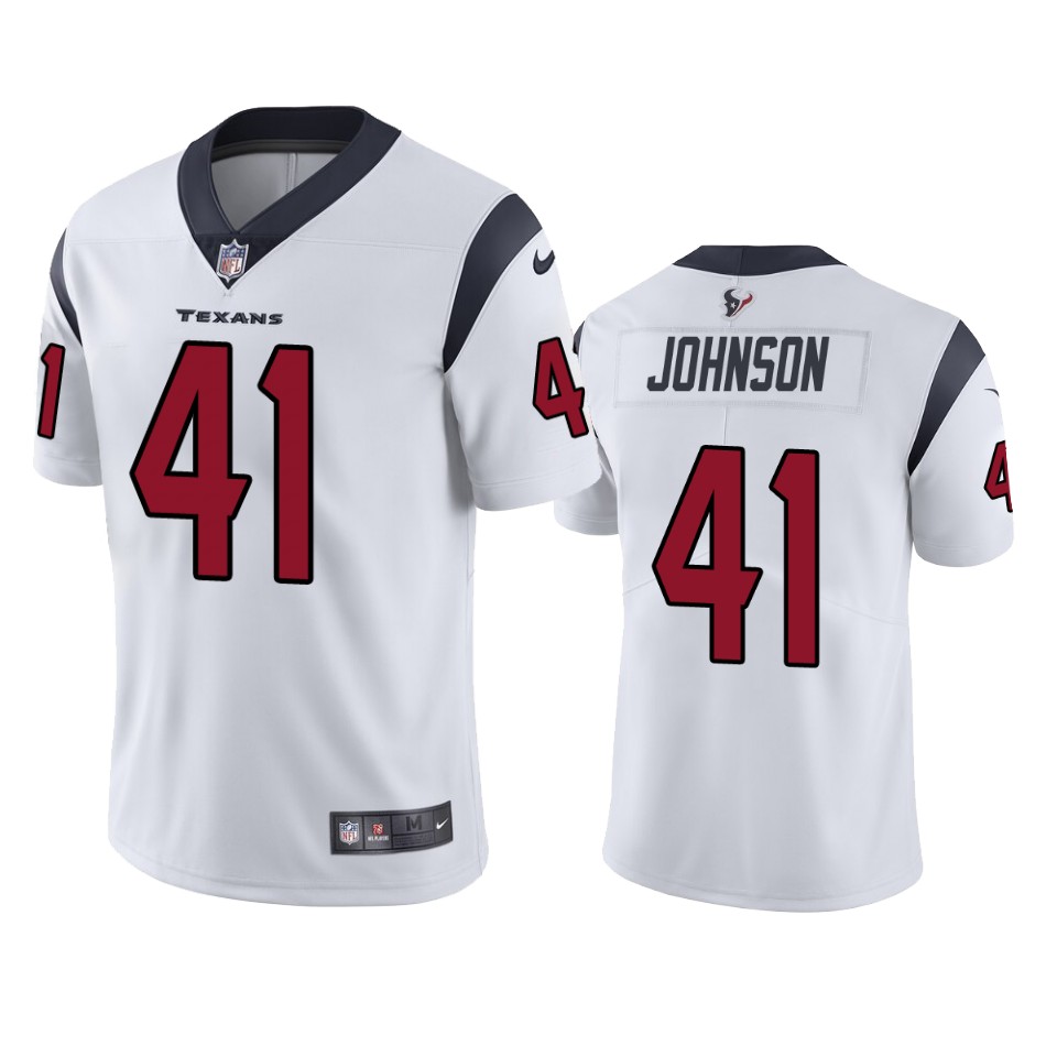 texans buddy johnson white vapor limited jersey