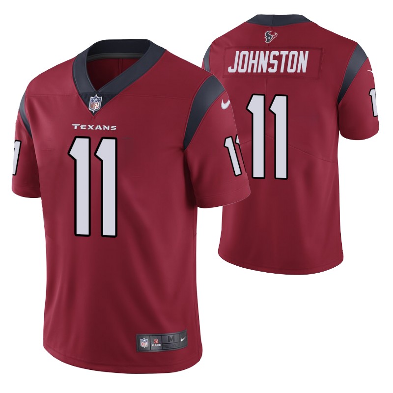 texans-cameron-johnston-vapor-limited-jersey-red-men