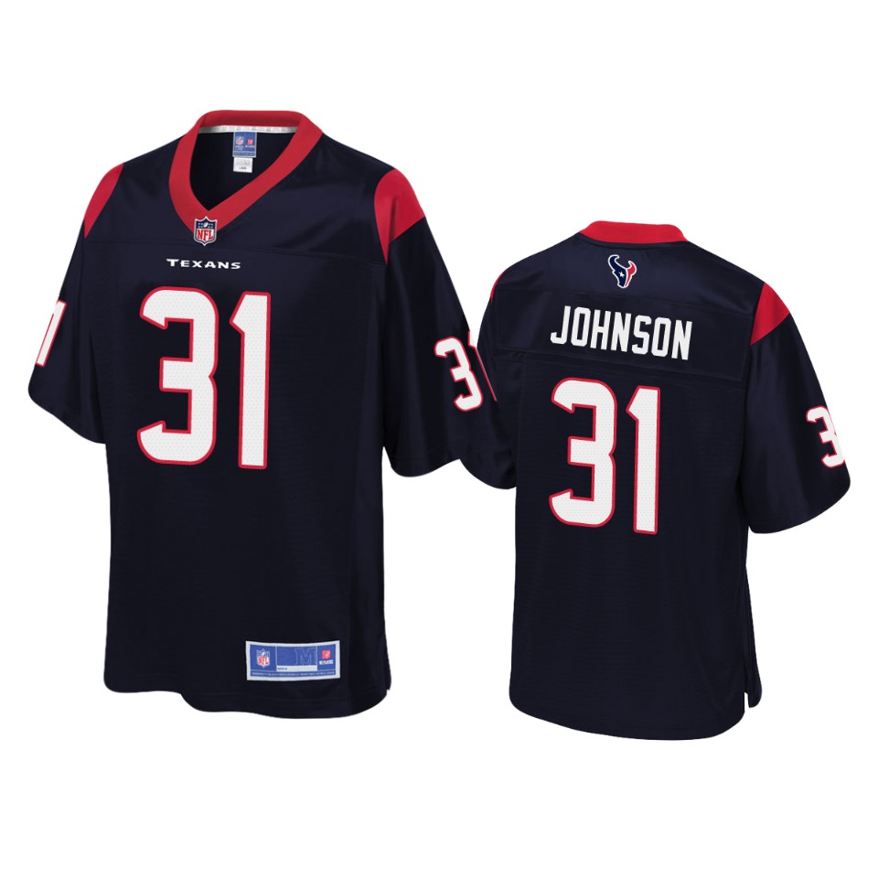texans david johnson navy pro line jersey