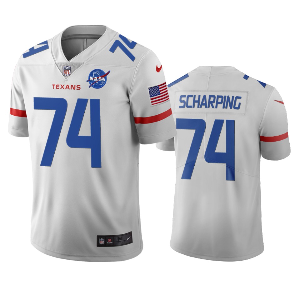 texans max scharping white city edition jersey