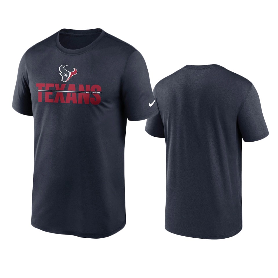 texans navy legend microtype performance t shirt