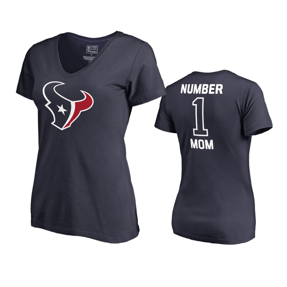 texans navy number one mom t shirt