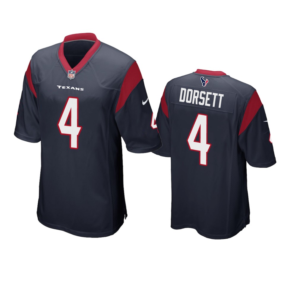 texans phillip dorsett game navy jersey