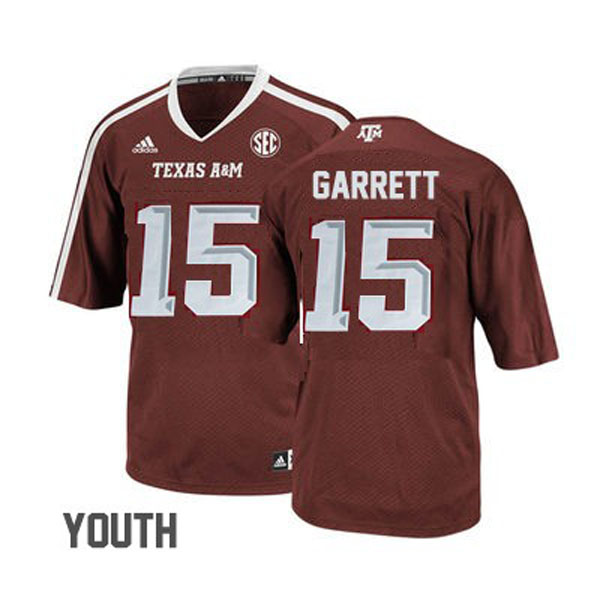 texas a&m aggies 15 myles garrett red football youth jersey
