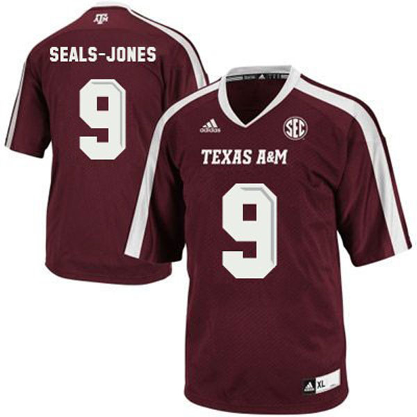 texas a&m aggies 9 ricky seals jones red football youth jersey 1
