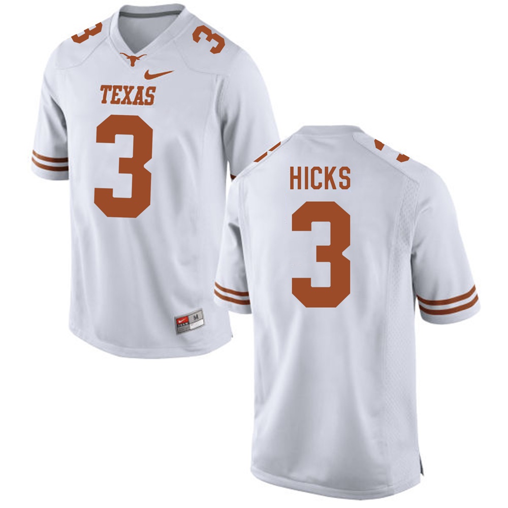 texas longhorns white jordan hicks college football jersey