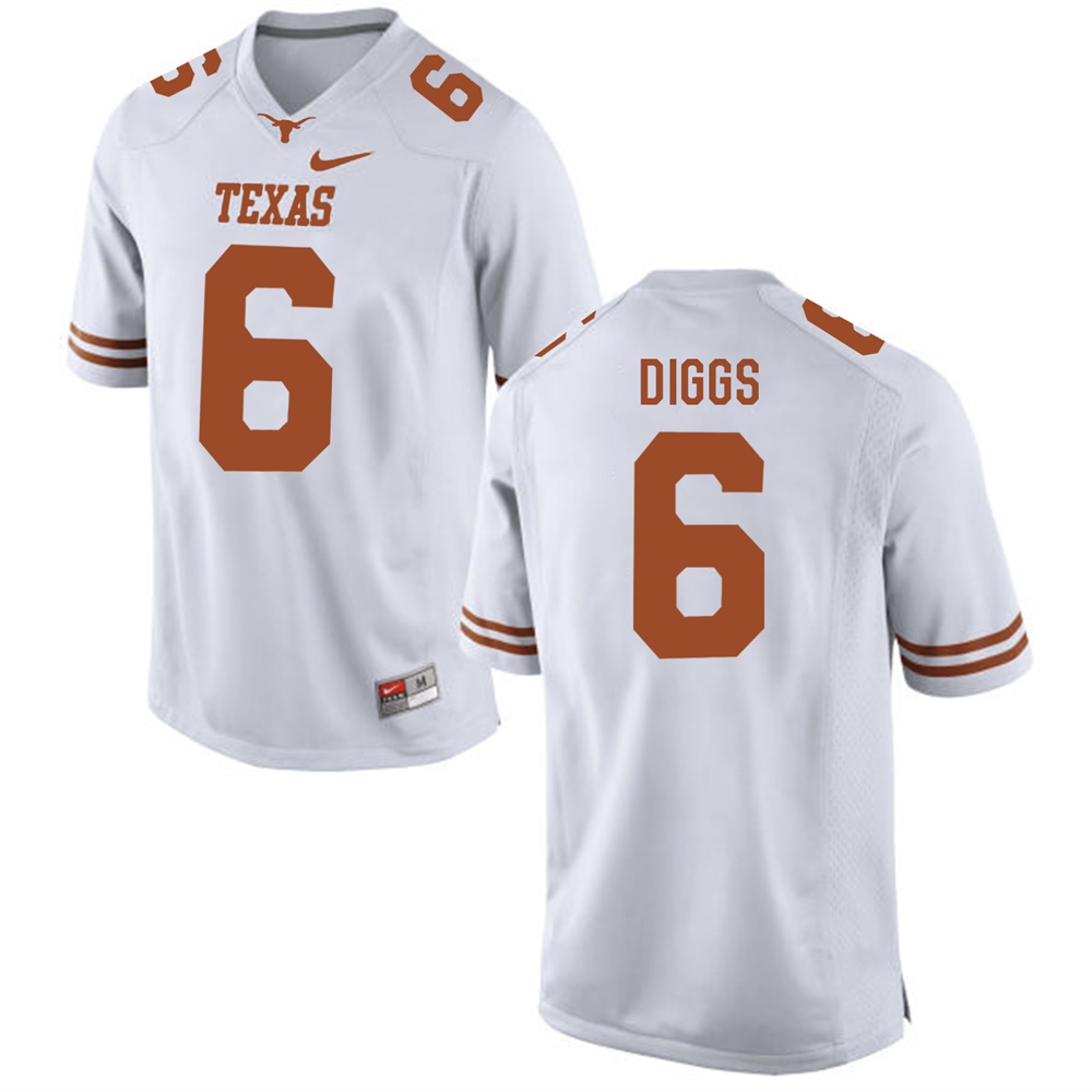 texas longhorns white quandre diggs college football jersey