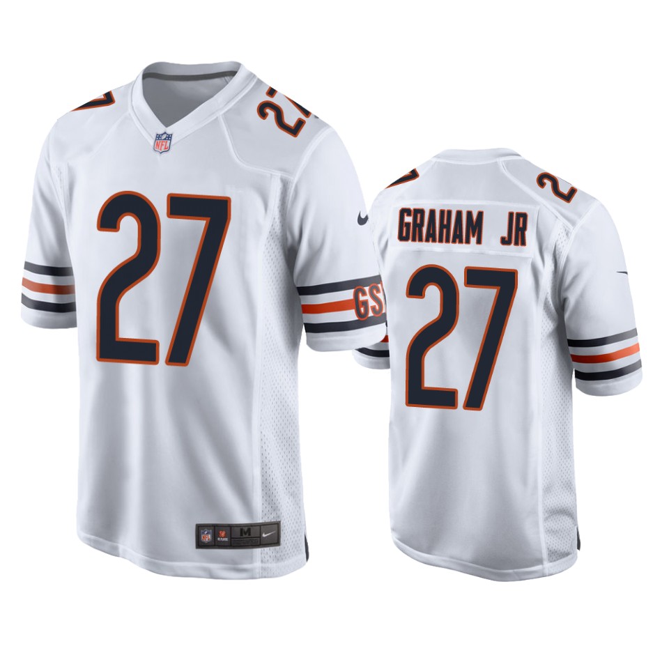 thomas graham jr. bears white game jersey