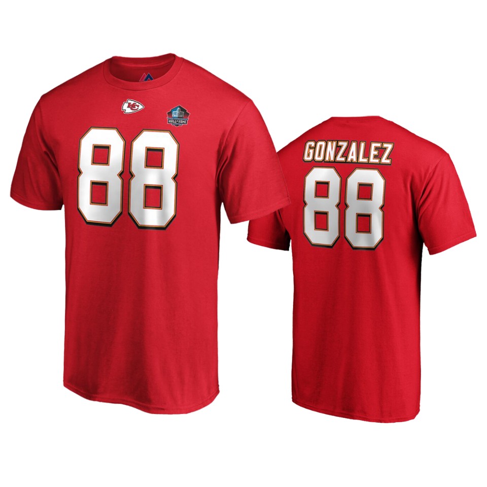 tony gonzalez chiefs red 2019 hall of fame t shirt