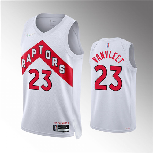 Toronto Raptors Fred VanVleet 2021-22 75th Anniversary Diamond Association White stitched Jersey #23